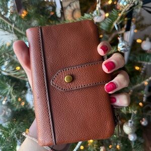 Vintage Fossil CowHide Brown Leather Wallet